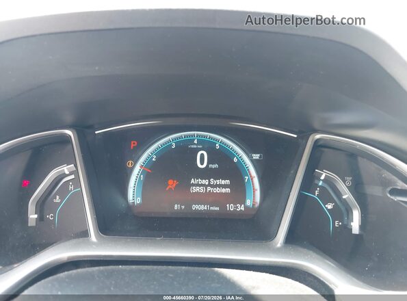 19XFC2F75GE238798 2016 HONDA CIVIC Dark Blue Вид задніх сидінь