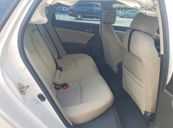 19XFC2F75HE009457 2017 HONDA CIVIC White Rear seats view