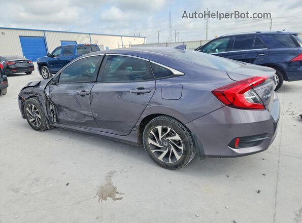 19XFC2F75HE024685 2017 HONDA CIVIC Gray Trasero izquierdo