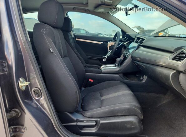 19XFC2F75HE024685 2017 HONDA CIVIC Gray Vista interior delantera