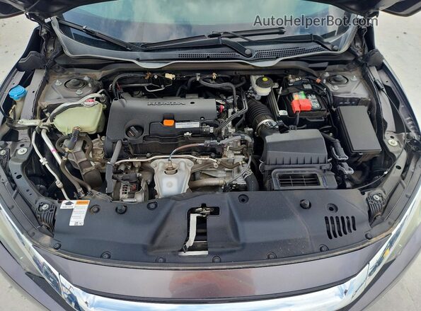 19XFC2F75HE024685 2017 HONDA CIVIC Gray Vista interior trasera