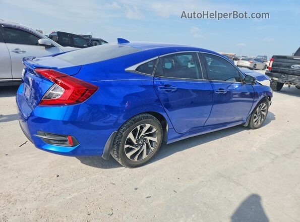 19XFC2F75HE029448 2017 HONDA CIVIC Blue Հետևի աջ