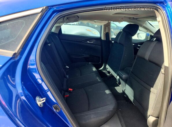 19XFC2F75HE029448 2017 HONDA CIVIC Blue Հետևի նստատեղերի տեսք