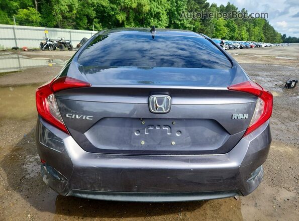 19XFC2F75HE078200 2017 HONDA CIVIC Gray უკანა ხედი