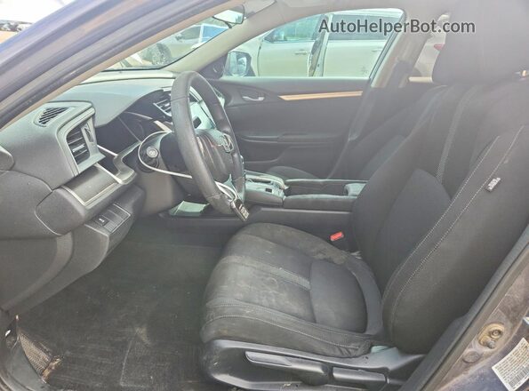 19XFC2F75HE078200 2017 HONDA CIVIC Gray წინა სალონის ხედი