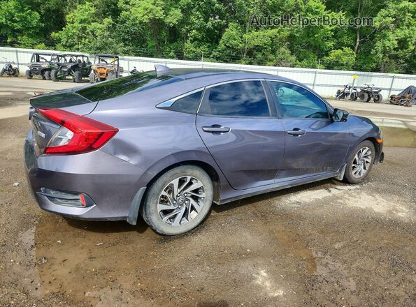 19XFC2F75HE078200 2017 HONDA CIVIC Gray უკანა მარჯვენა