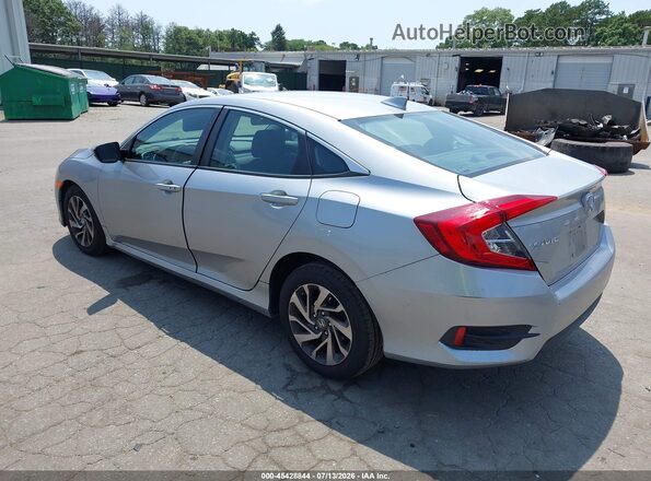 19XFC2F75HE226717 2017 HONDA CIVIC Silver Trasero izquierdo