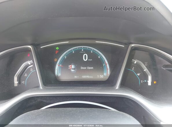 19XFC2F75HE226717 2017 HONDA CIVIC Silver Vista de los asientos traseros