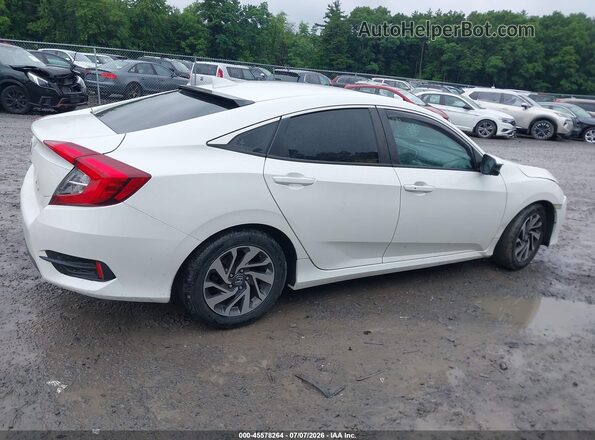 19XFC2F75HE228449 2017 HONDA CIVIC White უკანა სალონის ხედი