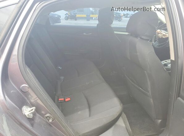 19XFC2F75JE019444 2018 HONDA CIVIC Gray Widok tylnych siedzeń