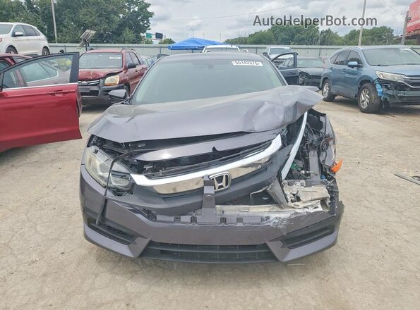 19XFC2F75JE019444 2018 HONDA CIVIC Gray Widok z przodu