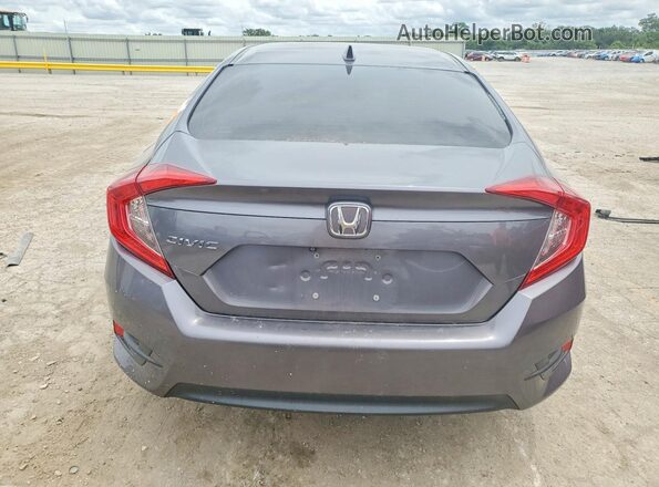 19XFC2F75JE019444 2018 HONDA CIVIC Gray Widok z tyłu