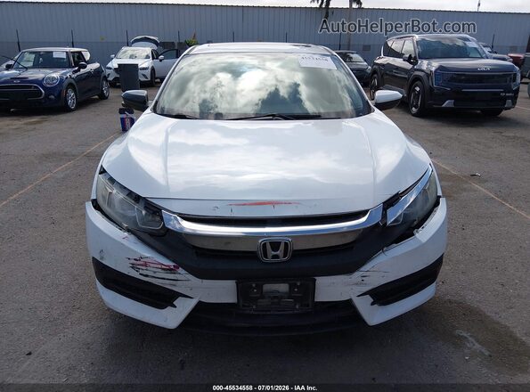 19XFC2F75JE043985 2018 HONDA CIVIC White Вид спереду