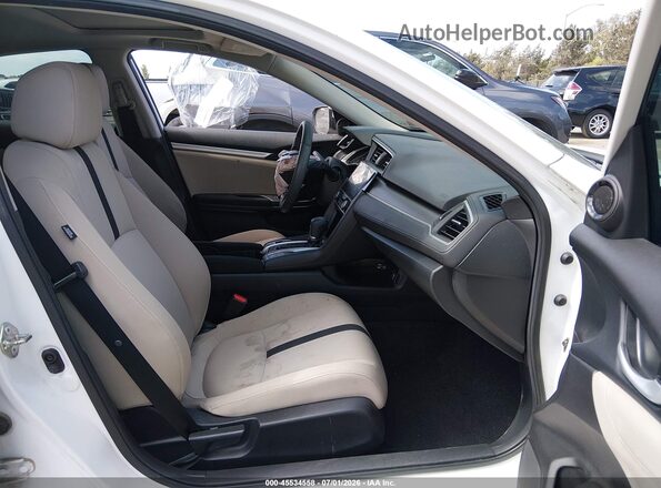 19XFC2F75JE043985 2018 HONDA CIVIC White Вид салону спереду