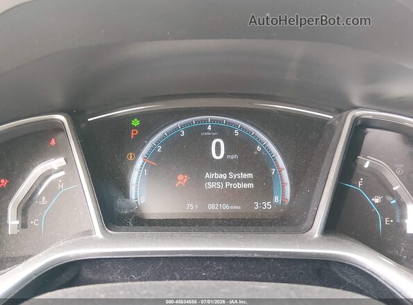 19XFC2F75JE043985 2018 HONDA CIVIC White Вид задніх сидінь