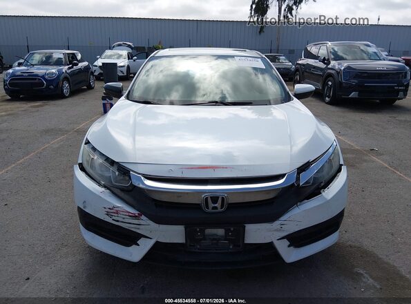 19XFC2F75JE043985 2018 HONDA CIVIC White Вид щитка приладів
