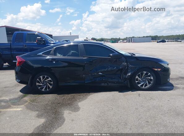 19XFC2F76GE023043 2016 HONDA CIVIC Black უკანა სალონის ხედი