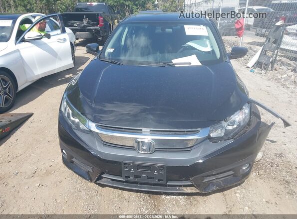 19XFC2F76GE206829 2016 HONDA CIVIC Черный Вид щитка приборов