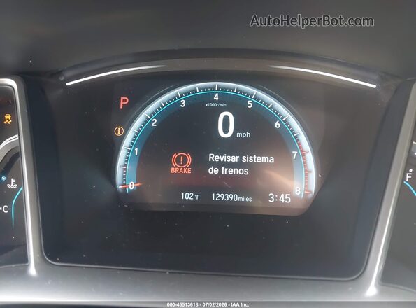 19XFC2F76GE206829 2016 HONDA CIVIC Черный Вид задних сидений