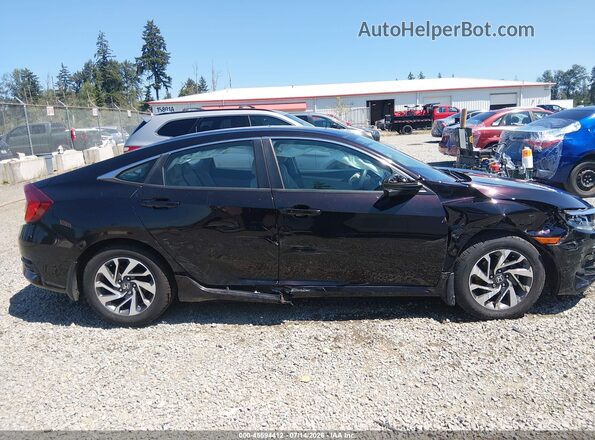 19XFC2F76GE227082 2016 HONDA CIVIC Purple Widok wnętrza z tyłu