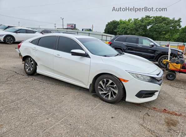 19XFC2F76HE009189 2017 HONDA CIVIC White Przód prawy