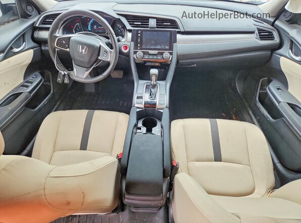 19XFC2F76HE009189 2017 HONDA CIVIC White Widok deski rozdzielczej
