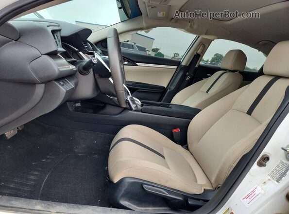19XFC2F76HE009189 2017 HONDA CIVIC White Widok wnętrza z przodu