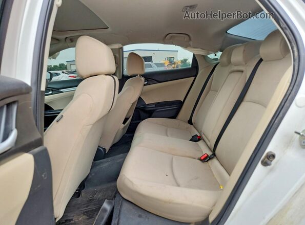 19XFC2F76HE009189 2017 HONDA CIVIC White Widok tylnych siedzeń
