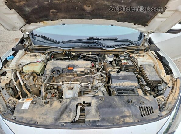 19XFC2F76HE009189 2017 HONDA CIVIC White Widok wnętrza z tyłu
