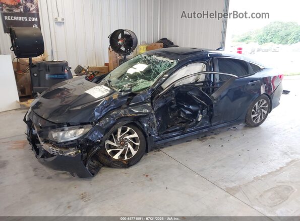 19XFC2F76HE011573 2017 HONDA CIVIC Blue წინა მარცხენა ხედი სამი მეოთხედიდან