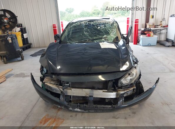 19XFC2F76HE011573 2017 HONDA CIVIC Blue წინა პანელის ხედი