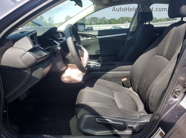 19XFC2F76HE031578 2017 HONDA CIVIC Gray წინა სალონის ხედი