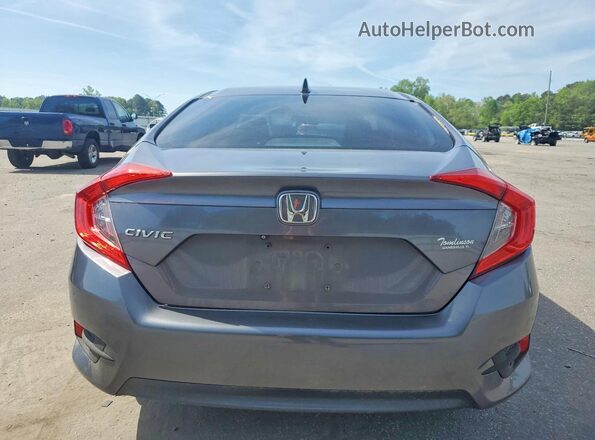 19XFC2F76HE031578 2017 HONDA CIVIC Gray უკანა ხედი