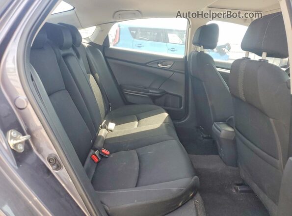 19XFC2F76HE031578 2017 HONDA CIVIC Gray უკანა სავარძლების ხედი