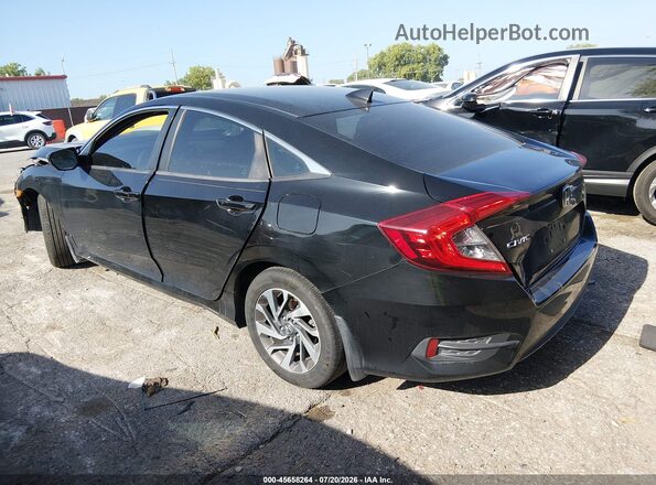 19XFC2F76HE040104 2017 HONDA CIVIC Black Հետևի ձախ