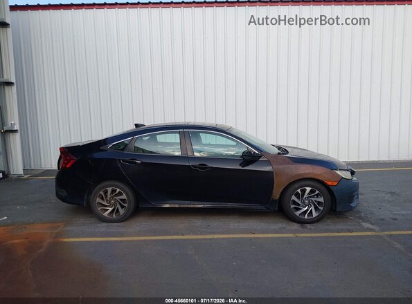 19XFC2F76HE048204 2017 HONDA CIVIC Black Սարքավորումների վահանակի տեսք