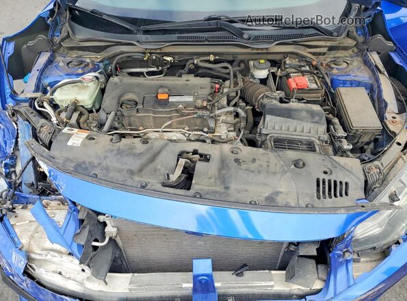 19XFC2F76HE081302 2017 HONDA CIVIC Синий Вид задней части салона