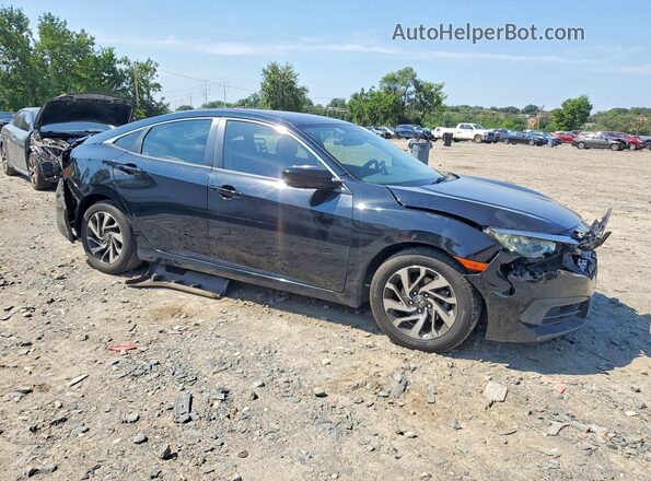 19XFC2F76HE208114 2017 HONDA CIVIC Black Delantero derecho