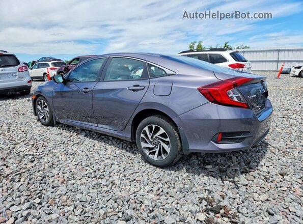 19XFC2F77GE078293 2016 HONDA CIVIC Gray Rear left