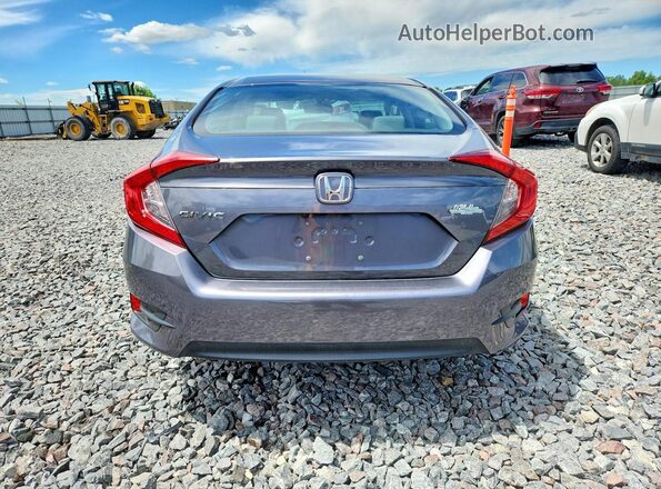19XFC2F77GE078293 2016 HONDA CIVIC Gray Rear view