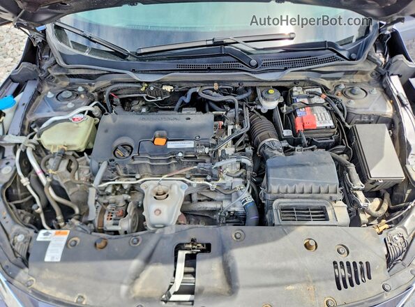 19XFC2F77GE078293 2016 HONDA CIVIC Gray Rear interior view