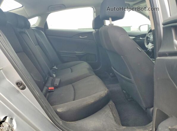 19XFC2F77GE081811 2016 HONDA CIVIC Silver Rear seats view