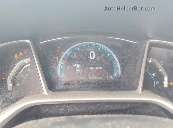 19XFC2F77GE081811 2016 HONDA CIVIC Silver Instrument cluster view