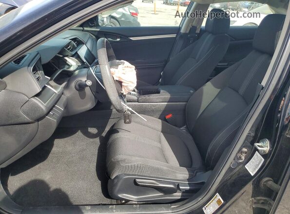 19XFC2F77GE086880 2016 HONDA CIVIC Black Vista interior delantera