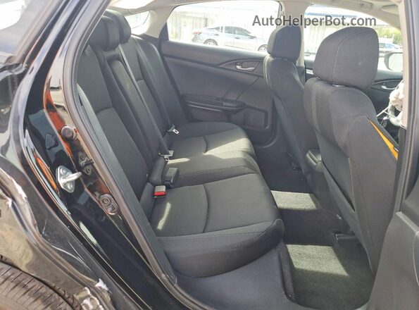19XFC2F77GE086880 2016 HONDA CIVIC Black Vista de los asientos traseros
