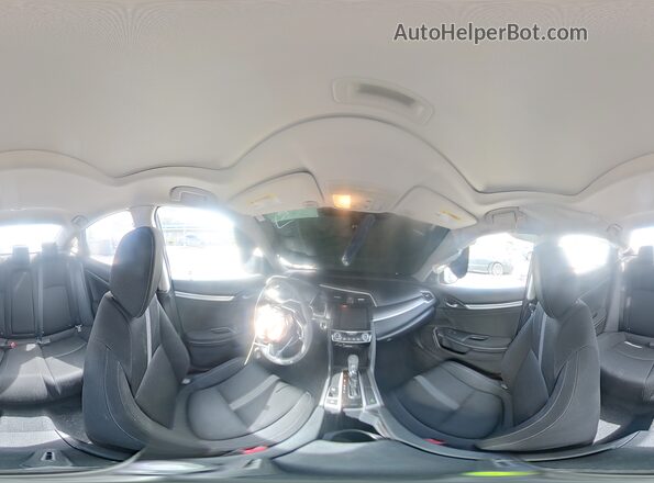 19XFC2F77GE086880 2016 HONDA CIVIC Black Vista interior de 360 grados