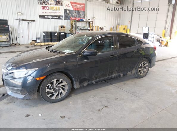 19XFC2F77GE097927 2016 HONDA CIVIC Black Przód lewy