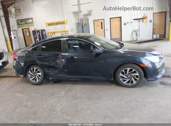 19XFC2F77GE097927 2016 HONDA CIVIC Black Widok wnętrza z tyłu