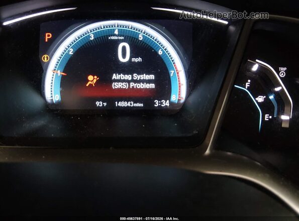 19XFC2F77GE097927 2016 HONDA CIVIC Black 