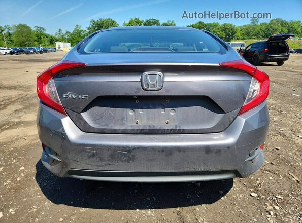 19XFC2F77GE218214 2016 HONDA CIVIC Gray Rear view